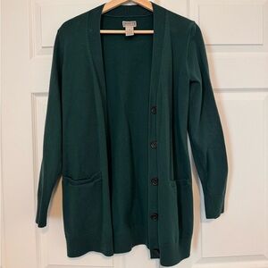 DULUTH TRADING CO. - Emerald Green Cardigan